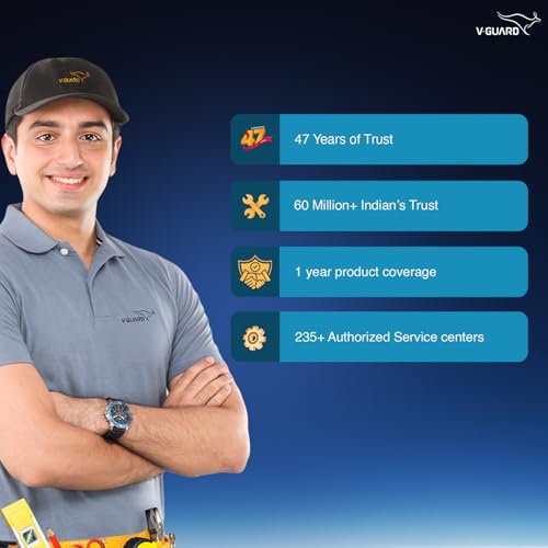 V-Guard Sesto 600 UPS for Power Backup & Protection | Capacity 600VA/300W | Working Range 140-300 VAC (Black) - Image 6