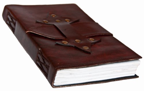 INDIARY Leather Journal Notebook Diary 23 x 13.5