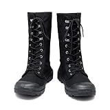 High Top Canvas Breathable Men’ s Work Boots Military...