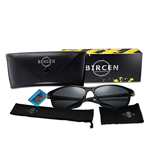 Bircen Polarized Sunglasses for Men Women UV Protection Driving Golf Fishing Sports Sunglasses