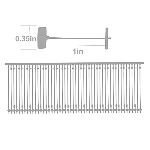 Acuteye 1 Inch Standard Tagging Attachments, 5000 Pieces, 50 Per Clip (Transparent Color) #TOP1