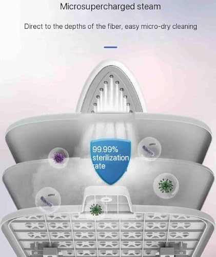 Height Adjustable Clothes Steamer, Powerful 30s Fast Heat-Up Standing Steamer with Ironing Board, 1.5L Water Tank for Efficient Wrinkle Removal and Fabric Care