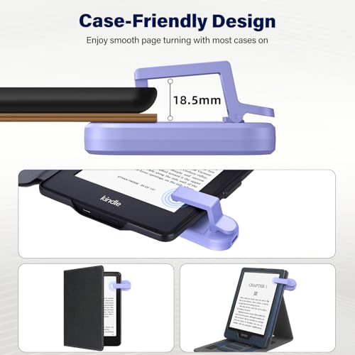 Image of DATAFY Case-Friendly Page Turner for Kindle Paperwhite Oasis Kobo eReaders | Camera Camcorder Remote Controls, Page Turner Clicker for ipad Tablets Reading Novels with Wrist Strap Storage Bag
