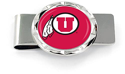 Pince à billets Utah Utes NCAA pince portefeuille fine sport Aminco
