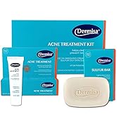 Dermisa Acne Treatment Kit | Acne Treatment Cream (1 OZ) + Sulfur Bar (3 OZ) | Acne Spot Treatmen...