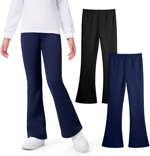 KEREDA Thermo Mädchen Leggings Schlaghose Kinder Flared...