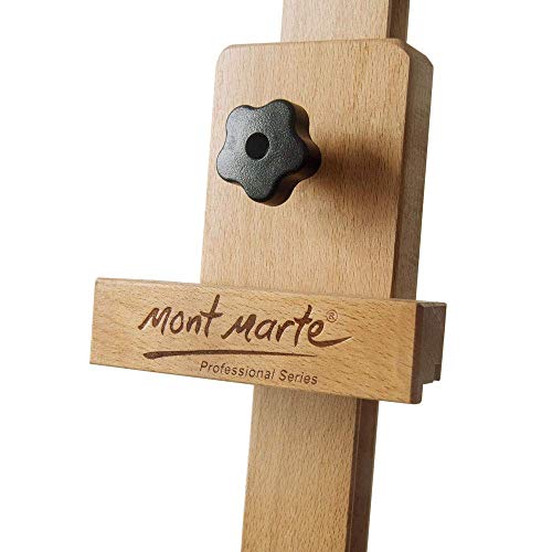 image for Mont Marte Signature Box Floor Easel, Beech Wood 43.5 x 44 x 150 cm (L