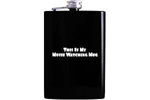 This is My Movie Watching Mug - Elegantly Crafted Alcohol Flask for Your Cinematic Delights