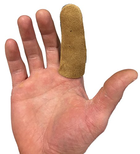 Treeline Leather Finger Guard, Size Large, Made in USA