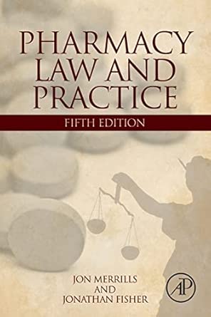 Pharmacy Law and Practice 5th Edition book cover