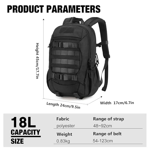 Image of Mardingtop 18L /28L Backpack Tactical Trekking Backpack Outdoor Hiking Backpacks for Camping Hiking Travel