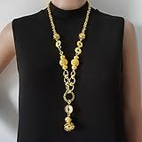 Photo Gallery songk moda lunga catena nigeriana collana di gioielli con perline in oro collane con ciondolo accessori donna Photo Gallery songk moda lunga catena nigeriana collana di gioielli con perline in oro collane con ciondolo accessori donna