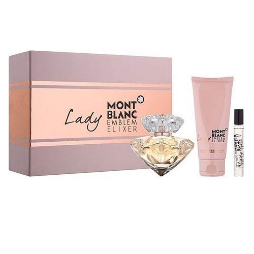 Mont Blanc Emblem Lady Elixir Edp 75Ml + 7.5Ml Mini + 100Ml Bl Set