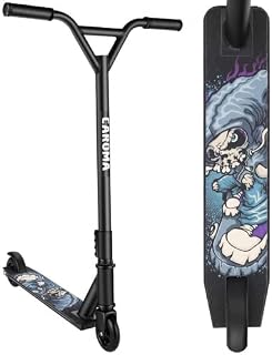 Caroma Pro Trick Scooter | Stunt Scooter, for Kids 8 Years and Up, Teens and Adults - Best Entry Level Freestyle Stunt Scooter for Beginner Boys Girls - BMX Freestyle Skate Park Street Scooter