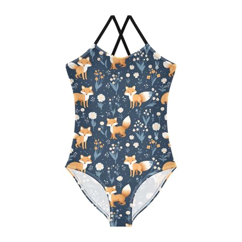 Cute Fox Girls One Piece Swimsuit Beach Swimwear 20852336
