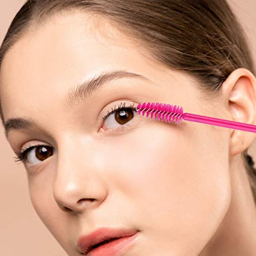 PIXNOR Conjunto de Escovas de Cílios para Extensões de Cílios Escovas de Rímel 200Pcs Escovas de Sob