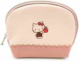 Hello Kitty バッグ・ミラー付きポーチ・りんごの座布団セット Hello Kitty バッグ・ミラー付きポーチ・りんごの座布団セット