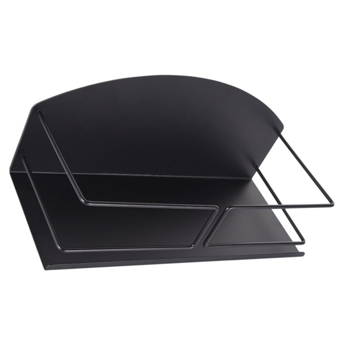 Homoyoyo Estante Magnético para Refrigerador, Sola Capa, Negro