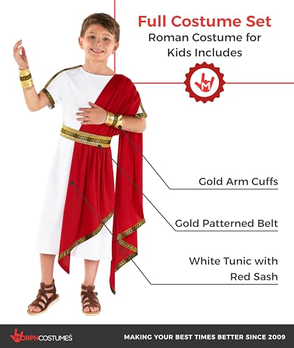 Disfraz Completo de Emperador Romano para Niños miniatura 2