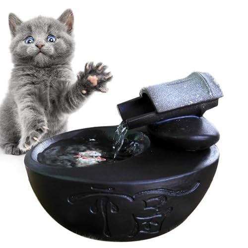 Fuente de Agua Automática de Cerámica para Mascotas