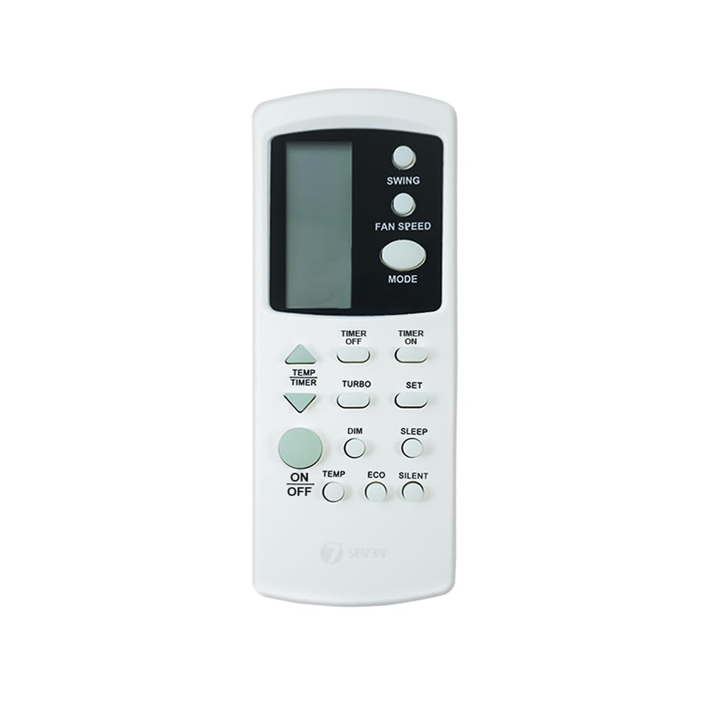 7SEVEN® Compatible for Whirlpool Neocool 3S Copr Series Ac Remote 1 1.5 Ton Split Air Conditioner Only 2020 Year Model 210 and Match Key by Key Functionality of Existing Remotes for Compatibility-image-18