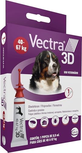 O Guia Moderno para Proteger Seu Pet de Pulgas e Carrapatos 4 Ceva - Vectra 3D Antipulgas e Carrapatos 8,0ml para Cães de 40 a ...