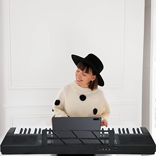Imgzar 61 Key Keyboard Piano For Beginner Electric Piano Keyboard Set W/Stand thumb #3