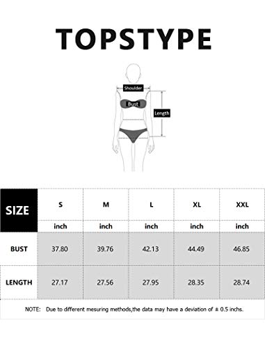 Topstype Women's Long Sleeve Henley Tops Pullover with Buttons Down Casual Loose Fit V-Neck Tunics