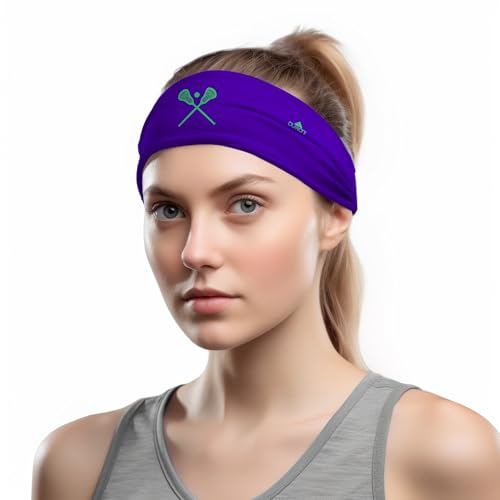 Image of Duwoni Sports Headbands for Men, Moisture Wicking Workout Headband, Sweatband Headbands for Running,Cycling,Football,Yoga,Tennis,Hiking,Hairband for Women and Men