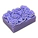 Grainrain Soap Mold Silicone Craft Rose Rectangle Soap Making Mould DIY Candle Resin Mold