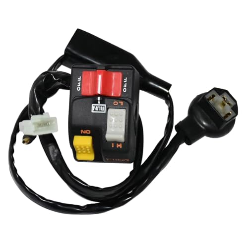Interrupteur moto TRX250R 1986-1989 finition haute résistance pour commodo gauche 35200-HB9-020