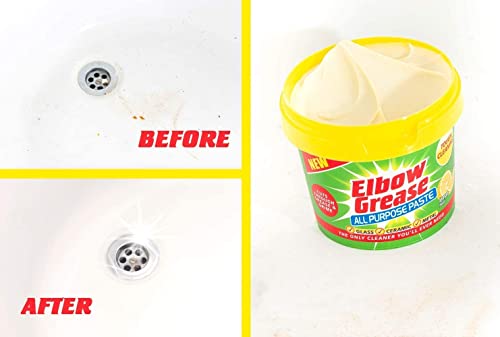 St@llion 350g Elbow Grease Power Cleaning Paste Non-Toxic All Multi-Purpose Tough Household Cleaner Lemon Fragrance for Kitchen with 1x Cleaning Sponge - Image 6