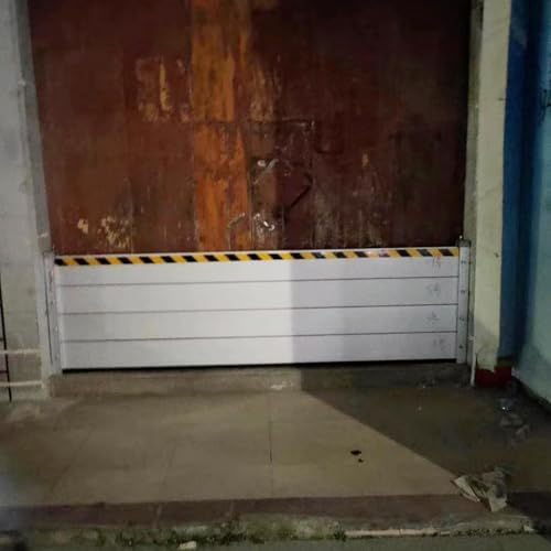 Flood Guard for Basement Drain - 2ft Aluminum Shield for Garage Doorway - Emergency Flash Flood & Tsunami Protection Baffle - Water Stopper (L215cm/7ft)
