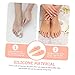 FRCOLOR 1set Toe Pads for Hammer Toes Soft Cushions and Separators for Bunion Relief to Prevent Cramping and Pressure Suitable for Men and Women