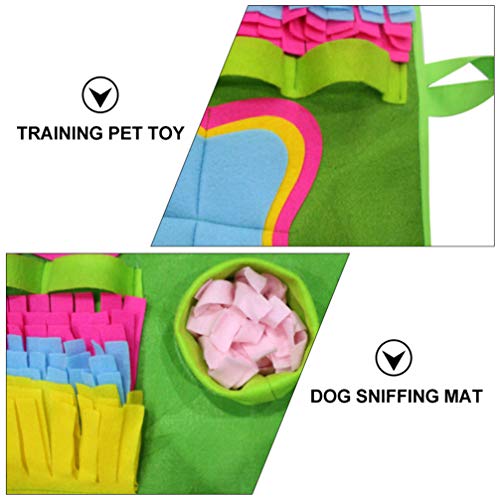 VILLCASE Esteira de Snuffle de Animais de Estimação para Cães Nosework Manta Jogo Interativo de Alim