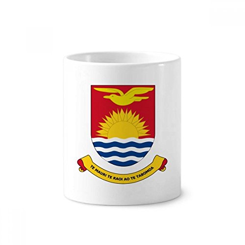 Emblème Kiribati Océanie : gobelet céramique 350ml polyvalent