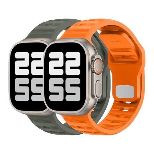 Bracelet Apple Watch Band silicone 45mm 44mm 41mm 40mm sport homme femme