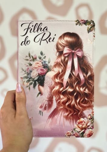 Bíblia Sagrada Da Garota Filha do Rei Com Índice Capa Flexível Linguagem Arc Linda Para Mulher