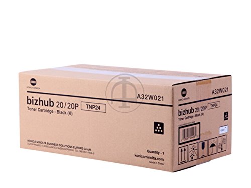 Toner black Konica Minolta Bizhub 20 original haute fidélité d'impression A32W021