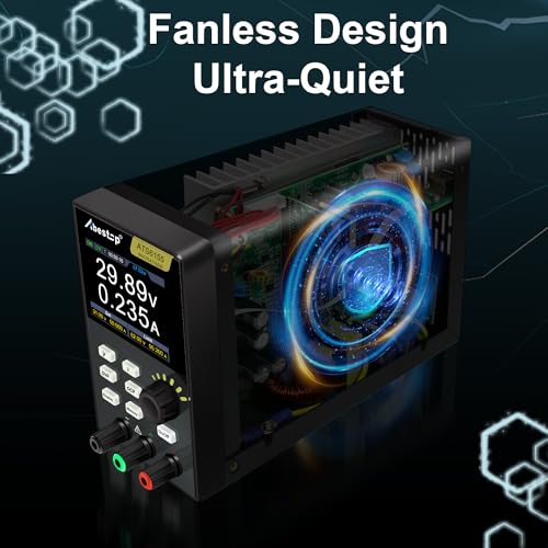 Image of DC Power Supply, 60V 5A 150W Adjustabel Switching Bench Supply Fanless with Ultra-Silent Low Noise Functions with Multiple Protections 2.8 inch LCD Display
