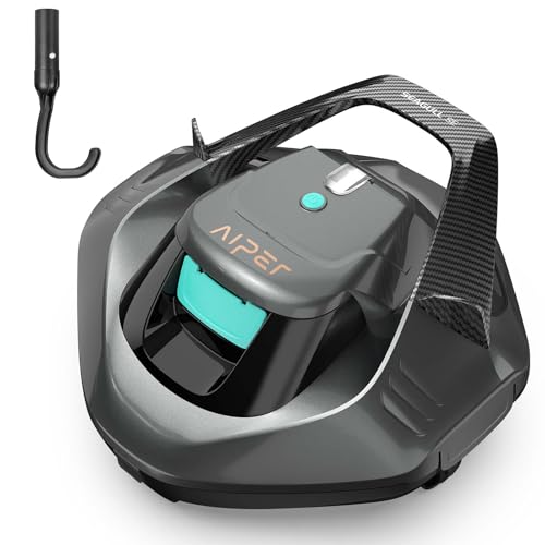 AIPER Cordless Robotic Pool Vacuum, Self-Parking Technology, Portable, Ideal for Above-Ground Flat...