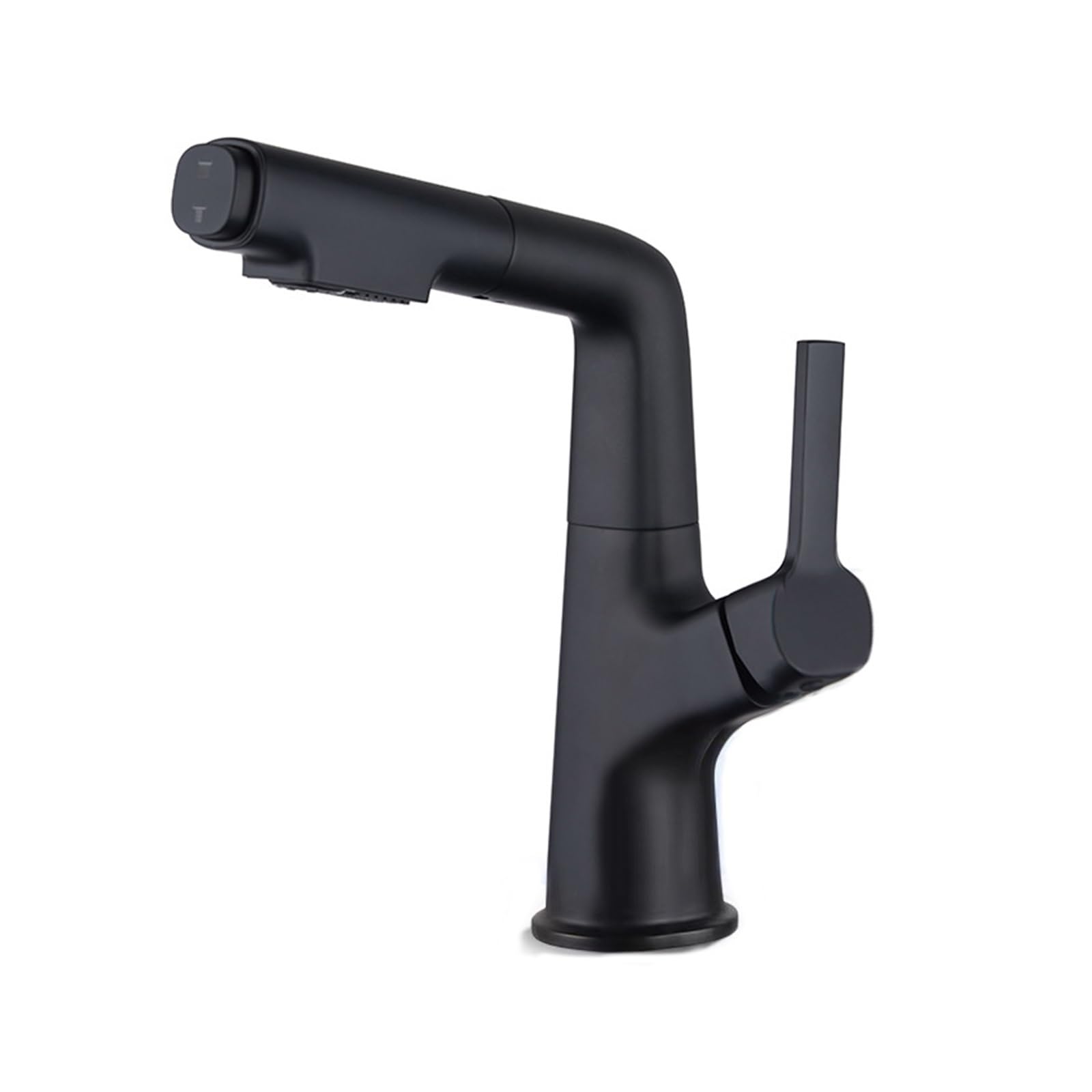 Robinet de cuisine noir extractible mélangeur eau chaude froide avec douchette 60cm