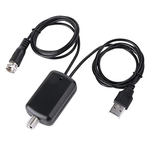 Amplificador de sinal de TV digital HD Booster Antena HD Canal para amplificador de TV a cabo preto