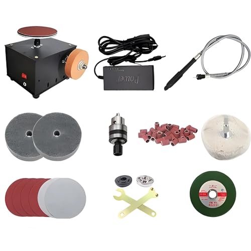 AC100-240V Multi-Functional Sandpaper Disk Benchtop Sander G...