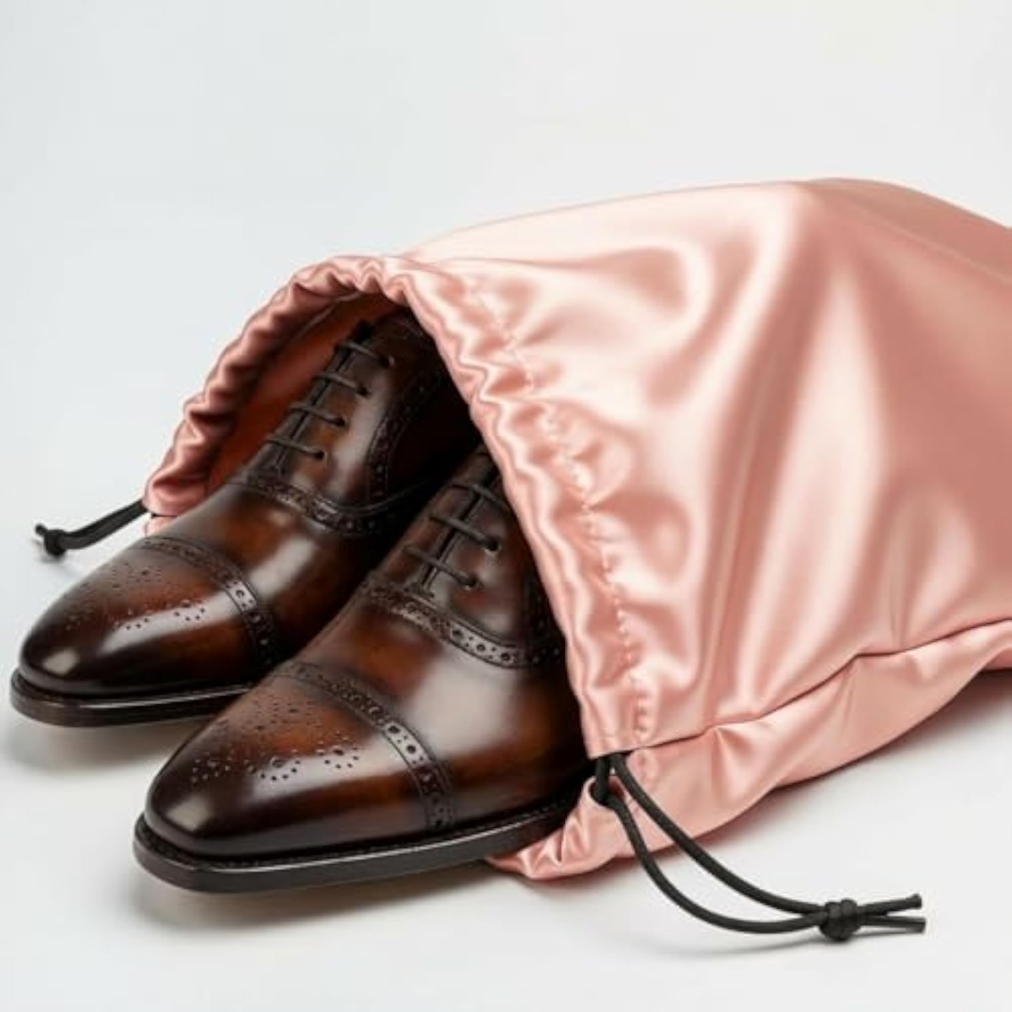 Silk Shoe Bag Cover for Shoe Storage