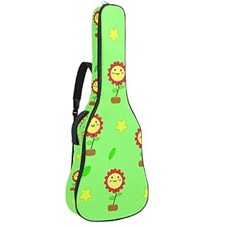 Housse imperméable pour guitare acoustique avec double bandoulière et poche Motif floral, Multicolore 01., 42.9×16.9×4.7… - Les Beatles, Paul McCartney, John Lennon, RIngo Starr, George Harrison
