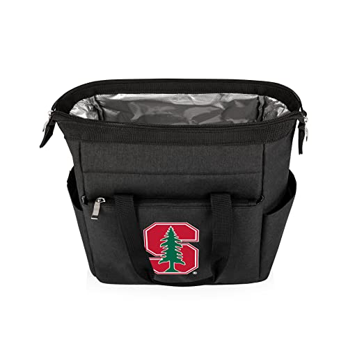 Picnic TIME NCAA Stanford Cardinal On The Go Lunch Bag, Soft Cooler Lunch Box, Insulated Lunch Bag, (Black)