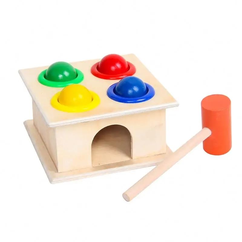 Babbles Wooden Hammer and Ball Set for Kids, Montessori Pounding Bench Toy, Hand Eye Coordination, Gross Motor Skills (B0CPBWPBZQ) Amazon Price History, Amazon Price Tracker