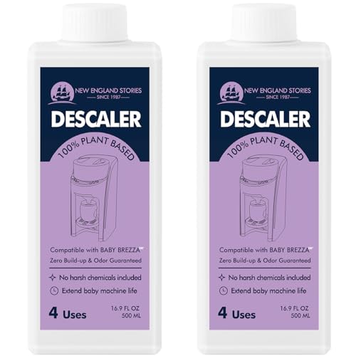 Image of New England Stories Baby Brezza Compatible Descaler 33.8 Fl Oz, Universal Cleaner Solution for Baby appliances, Remove Build-up Extends Machine’s lifespan