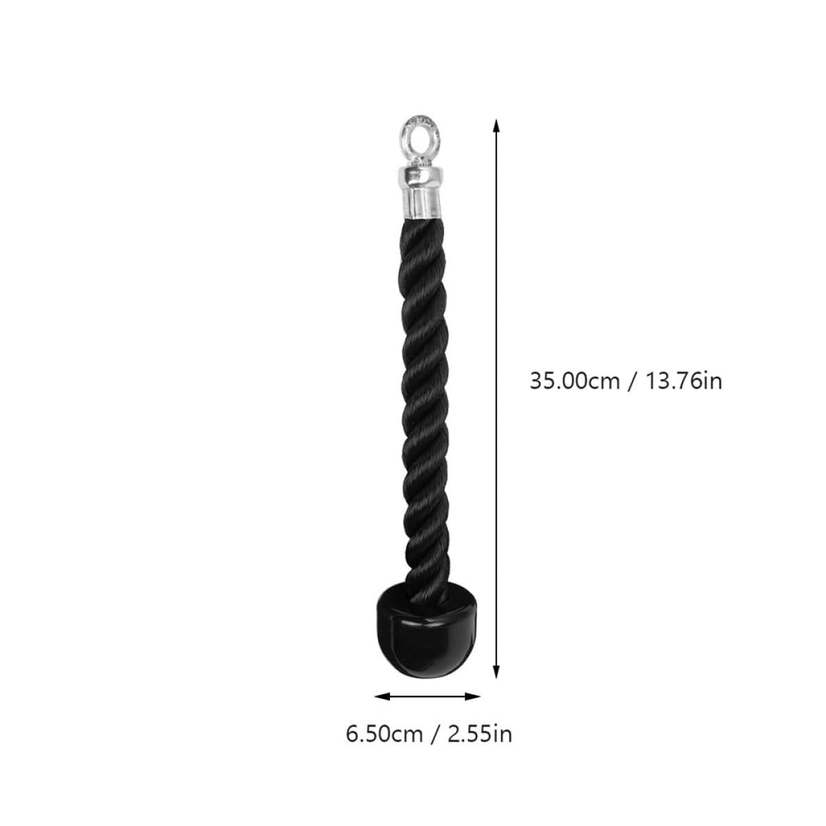 2 Piezas Cuerda Tríceps Trenzado Pzs Resistente Agarre Antideslizante Compatible Máquina Cable Gimnasio
